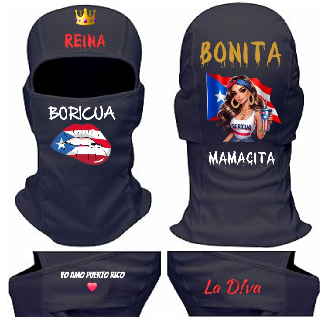 Reina / Boricua Shiesty Mask (Black)