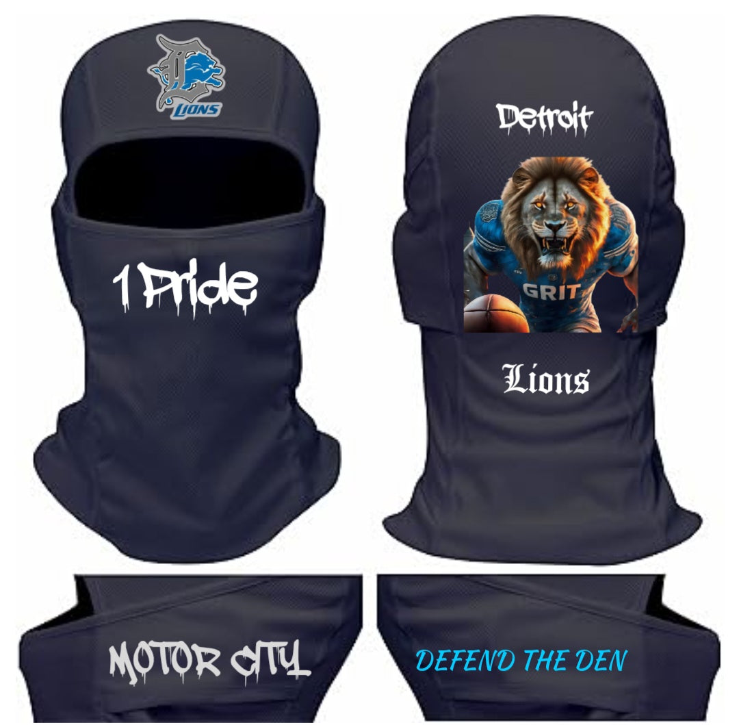 1 Pride - Detroit Lions Shiesty Mask