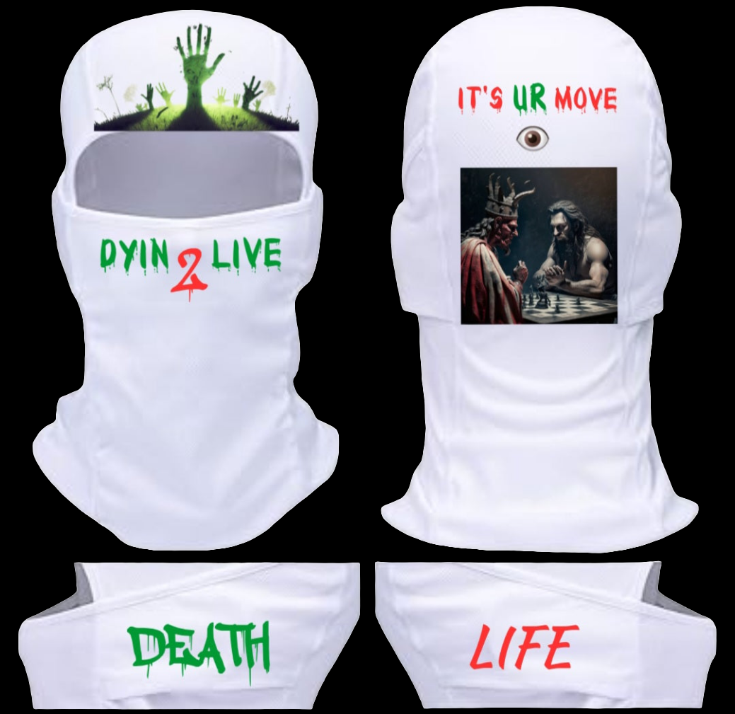 Dyin 2 Live Shiesty Mask (White)