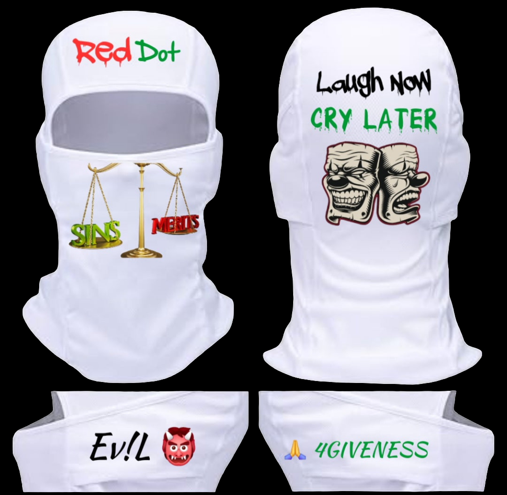 Laugh Now - Cry Later Shiesty Mask (White)